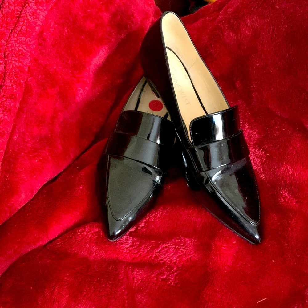 Nine West patent flats